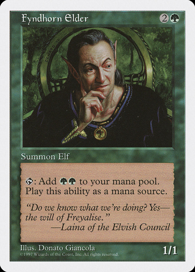Fyndhorn Elder [Fifth Edition] | Cards and Coasters CA