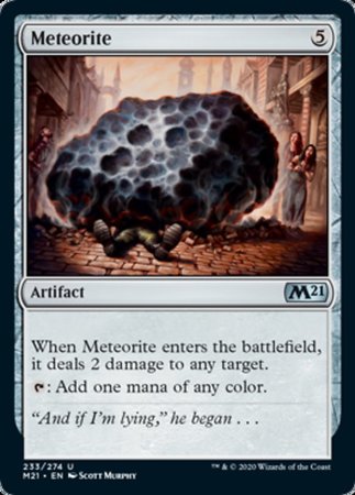 Meteorite [Core Set 2021] | Cards and Coasters CA