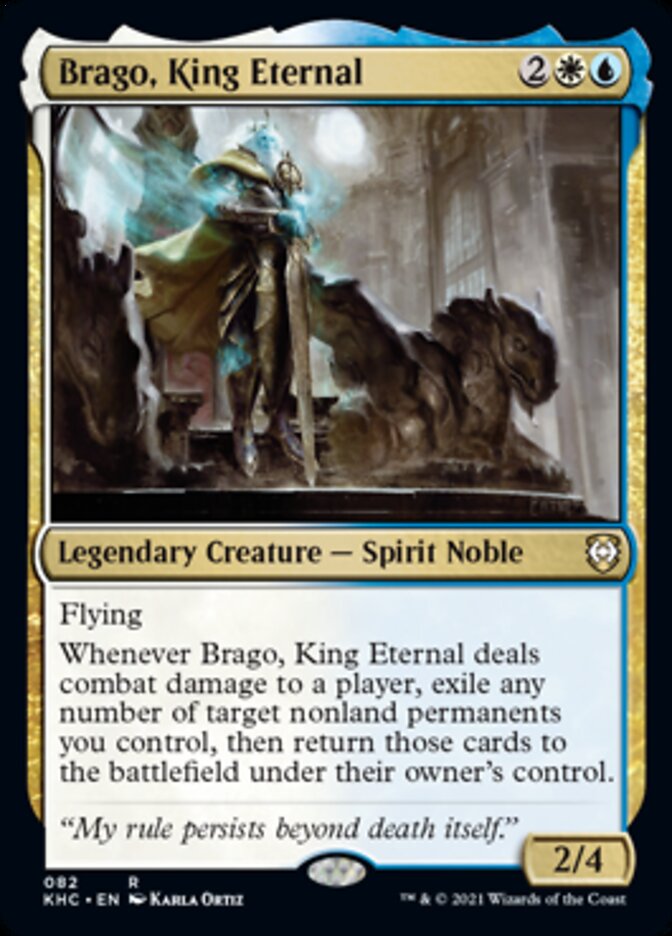 Brago, King Eternal [Kaldheim Commander] | Cards and Coasters CA