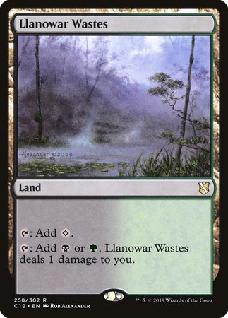 Llanowar Wastes [Commander 2019] | Cards and Coasters CA