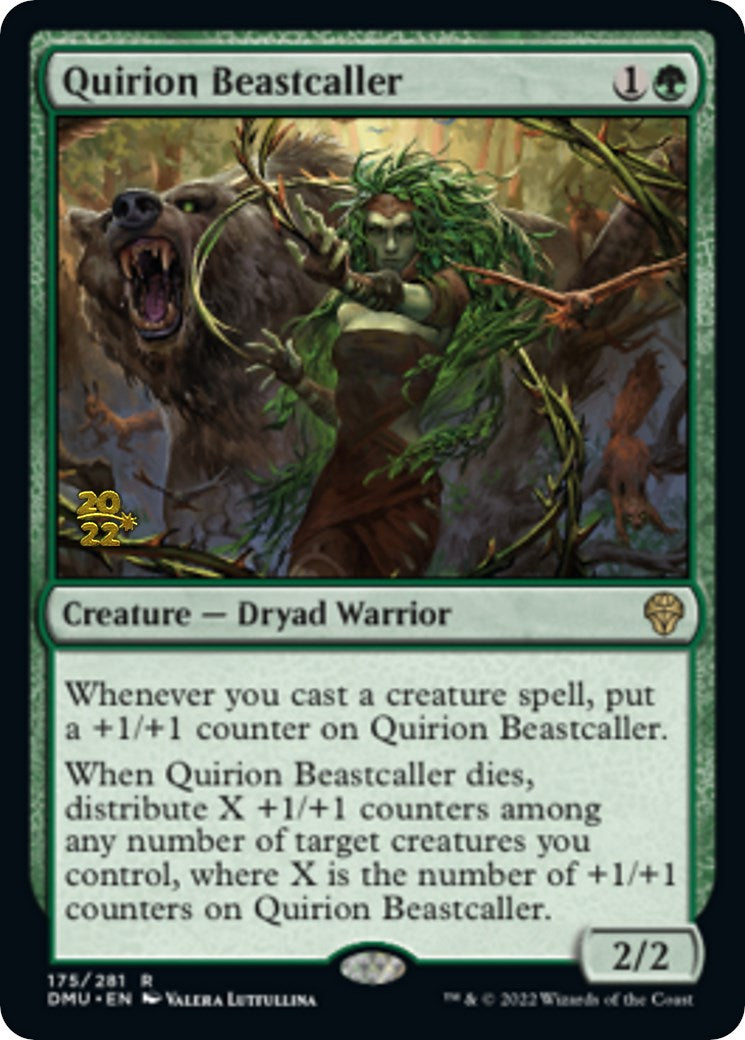 Quirion Beastcaller [Dominaria United Prerelease Promos] | Cards and Coasters CA