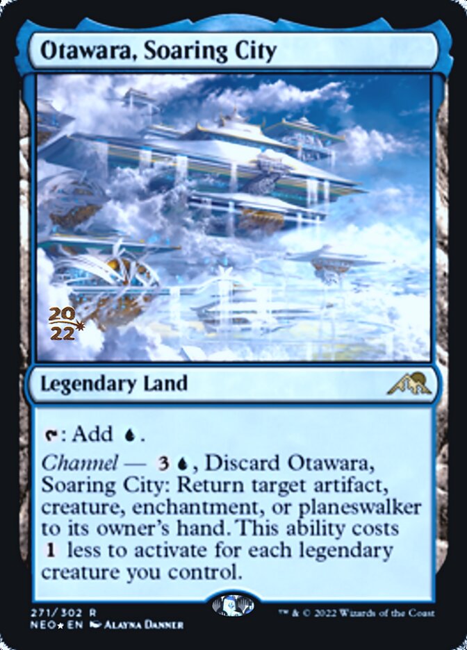 Otawara, Soaring City [Kamigawa: Neon Dynasty Prerelease Promos] | Cards and Coasters CA