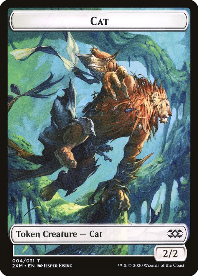 Cat Token [Double Masters] | Cards and Coasters CA