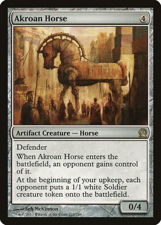 Akroan Horse [Theros] | Cards and Coasters CA