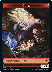 Ogre // Zombie Double-Sided Token [Starter Commander Decks] | Cards and Coasters CA