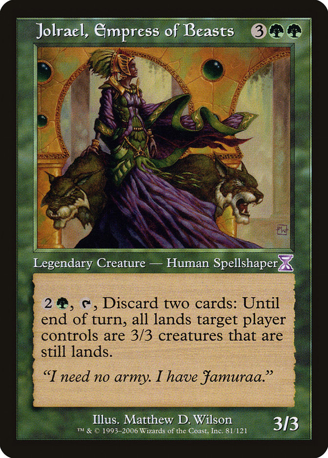 Jolrael, Empress of Beasts [Time Spiral Timeshifted] | Cards and Coasters CA
