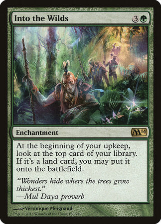 Into the Wilds [Magic 2014] | Cards and Coasters CA