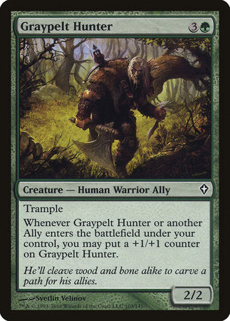 Graypelt Hunter [Worldwake] | Cards and Coasters CA
