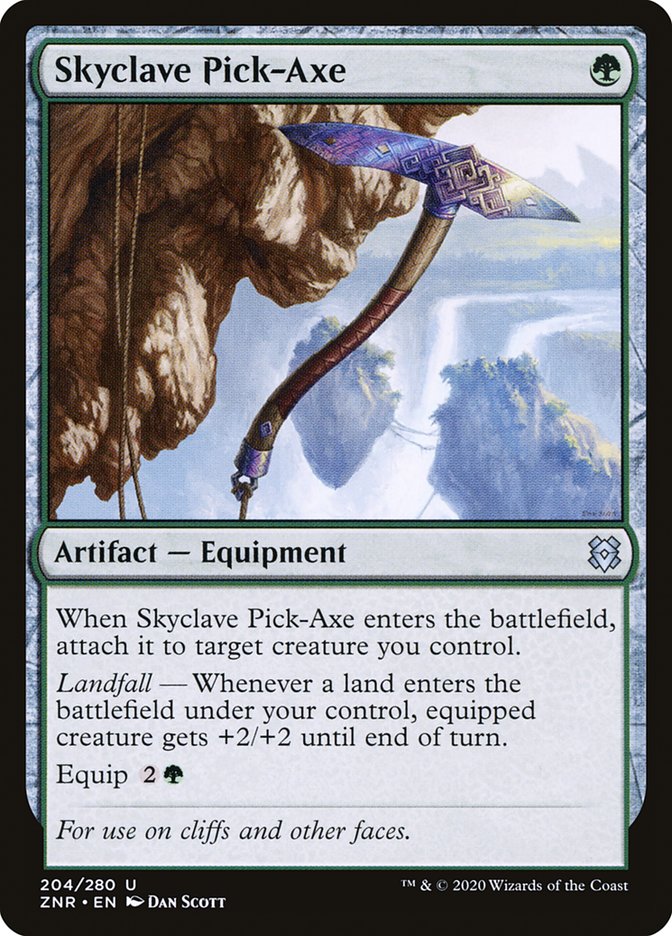 Skyclave Pick-Axe [Zendikar Rising] | Cards and Coasters CA