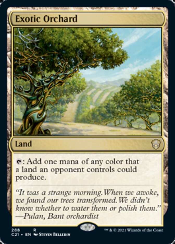 Exotic Orchard [Commander 2021] | Cards and Coasters CA