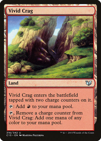 Vivid Crag [Commander 2015] | Cards and Coasters CA