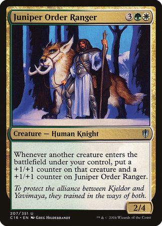 Juniper Order Ranger [Commander 2016] | Cards and Coasters CA