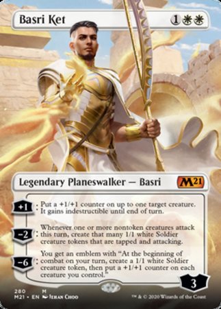 Basri Ket (Borderless) [Core Set 2021] | Cards and Coasters CA