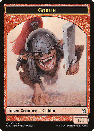 Goblin Token [Khans of Tarkir Tokens] | Cards and Coasters CA