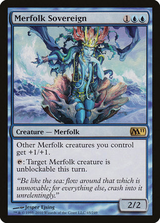 Merfolk Sovereign [Magic 2011] | Cards and Coasters CA