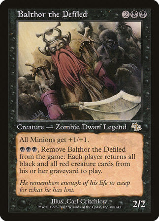 Balthor the Defiled [Judgment] | Cards and Coasters CA