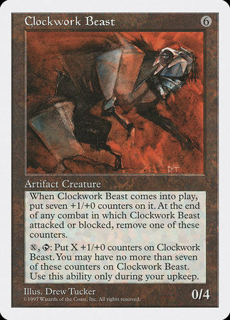 Clockwork Beast [Fifth Edition] | Cards and Coasters CA