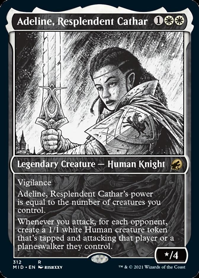 Adeline, Resplendent Cathar (Showcase Eternal Night) [Innistrad: Midnight Hunt] | Cards and Coasters CA