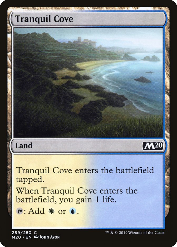Tranquil Cove [Core Set 2020] | Cards and Coasters CA