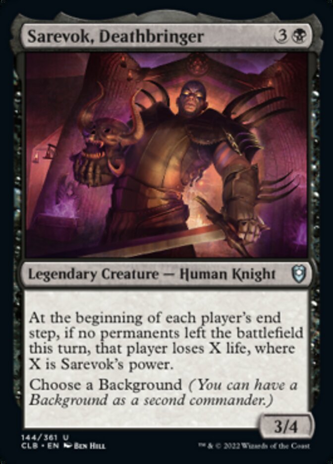 Sarevok, Deathbringer [Commander Legends: Battle for Baldur's Gate] | Cards and Coasters CA