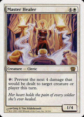 Master Healer [Eighth Edition] | Cards and Coasters CA