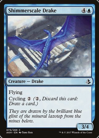 Shimmerscale Drake [Amonkhet] | Cards and Coasters CA