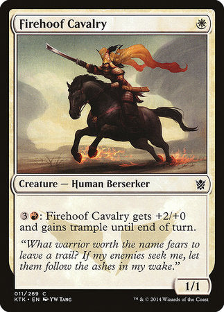 Firehoof Cavalry [Khans of Tarkir] | Cards and Coasters CA