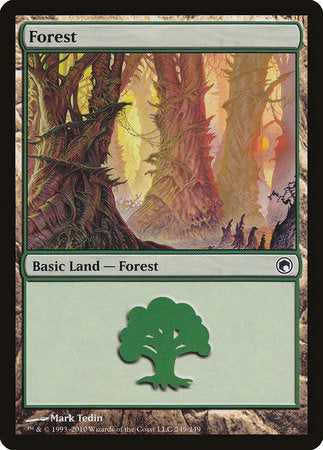 Forest (249) [Scars of Mirrodin] | Cards and Coasters CA