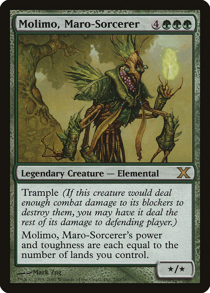 Molimo, Maro-Sorcerer [Tenth Edition] | Cards and Coasters CA