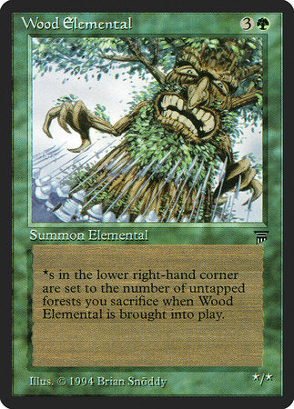 Wood Elemental [Legends] | Cards and Coasters CA
