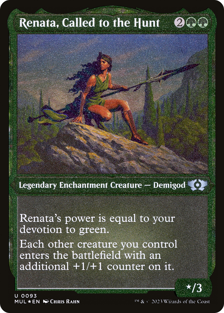 Renata, Called to the Hunt (Foil Etched) [Multiverse Legends] | Cards and Coasters CA