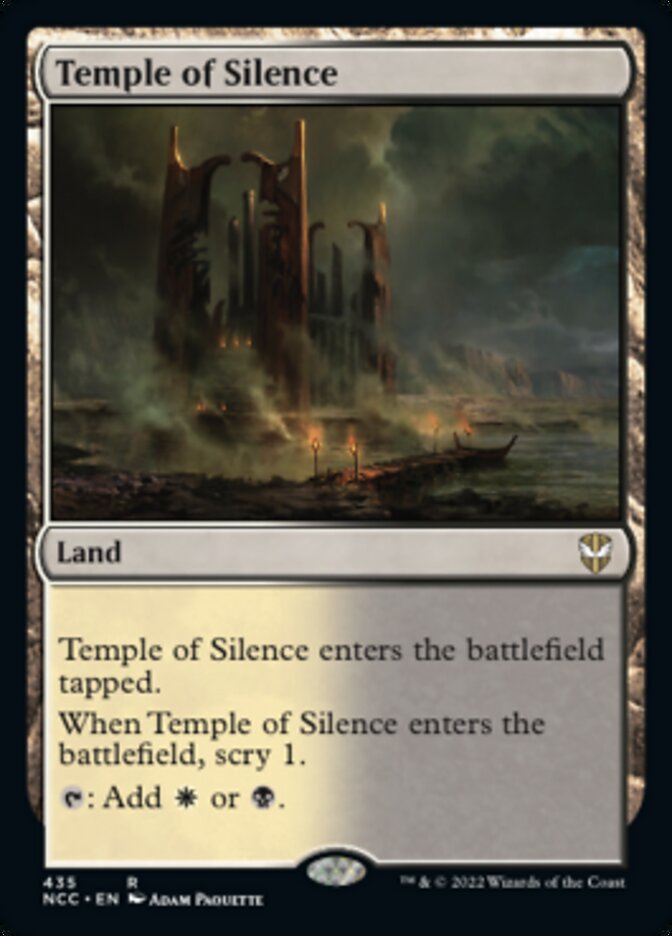 Temple of Silence [Streets of New Capenna Commander] | Cards and Coasters CA