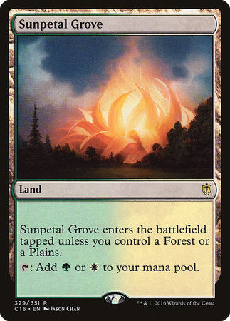 Sunpetal Grove [Commander 2016] | Cards and Coasters CA