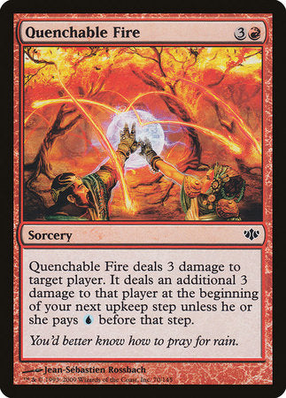 Quenchable Fire [Conflux] | Cards and Coasters CA