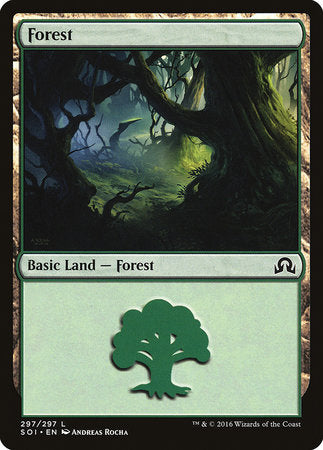 Forest (297) [Shadows over Innistrad] | Cards and Coasters CA