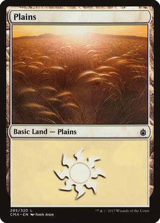 Plains (285) [Commander Anthology] | Cards and Coasters CA