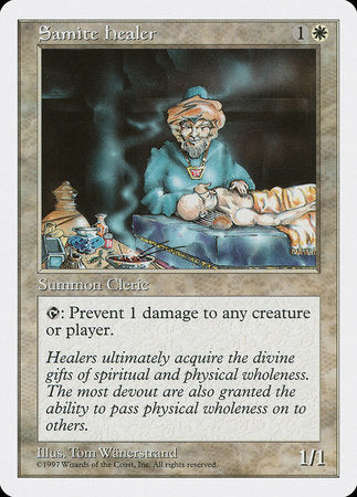 Samite Healer [Fifth Edition] | Cards and Coasters CA