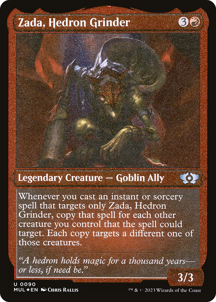 Zada, Hedron Grinder (Foil Etched) [Multiverse Legends] | Cards and Coasters CA