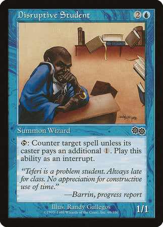 Disruptive Student [Urza's Saga] | Cards and Coasters CA