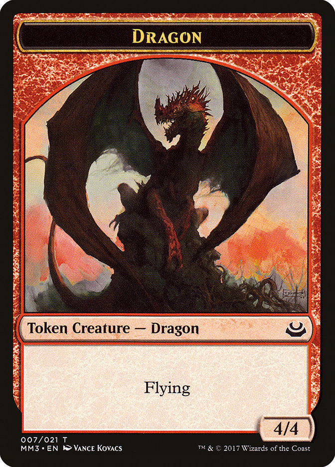 Dragon [Modern Masters 2017 Tokens] | Cards and Coasters CA