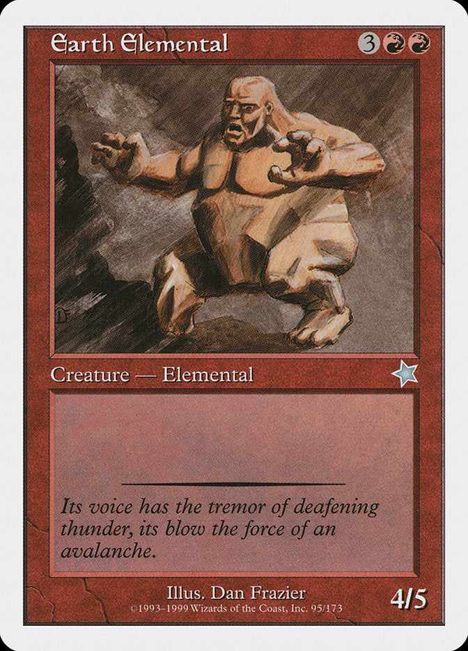 Earth Elemental [Starter 1999] | Cards and Coasters CA