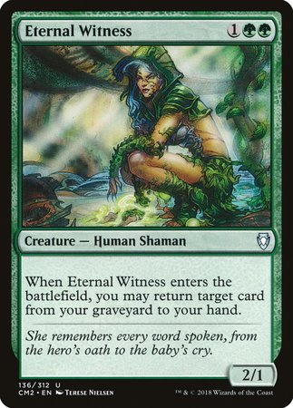 Eternal Witness [Commander Anthology Volume II] | Cards and Coasters CA