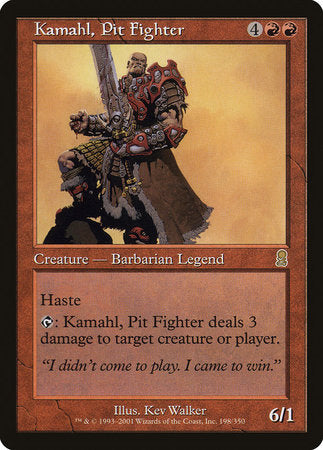 Kamahl, Pit Fighter [Odyssey] | Cards and Coasters CA