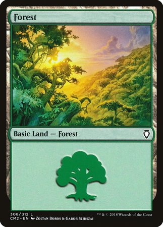 Forest (308) [Commander Anthology Volume II] | Cards and Coasters CA