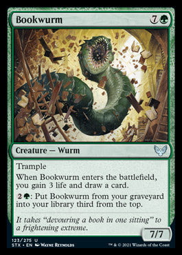 Bookwurm [Strixhaven: School of Mages] | Cards and Coasters CA