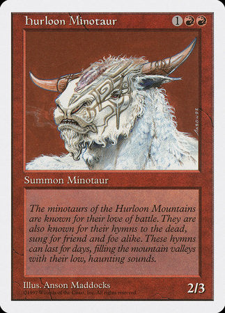 Hurloon Minotaur [Fifth Edition] | Cards and Coasters CA