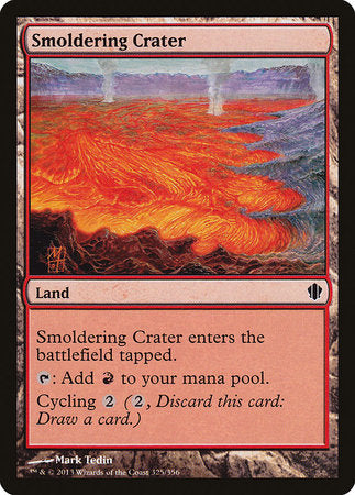 Smoldering Crater [Commander 2013] | Cards and Coasters CA