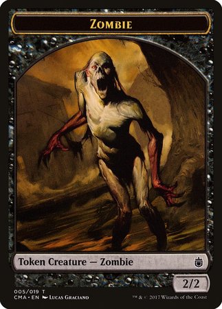 Zombie Token (005) [Commander Anthology Tokens] | Cards and Coasters CA