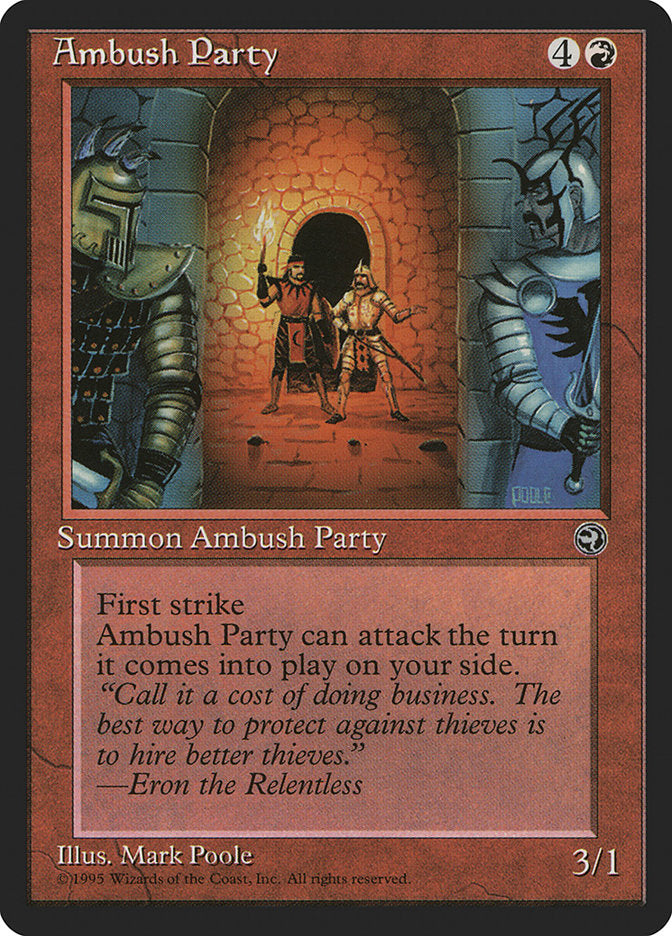 Ambush Party (Eron Flavor Text) [Homelands] | Cards and Coasters CA