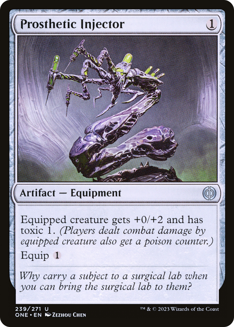 Prosthetic Injector [Phyrexia: All Will Be One] | Cards and Coasters CA